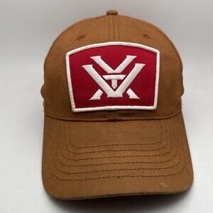 Vortex Optics Patch Logo Hat Ballcap Tan SnapBack Adjustable Hunting